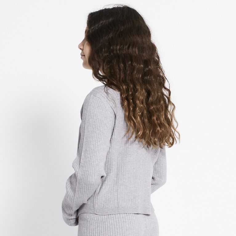 Rib-knit cardigan "Jannike star"